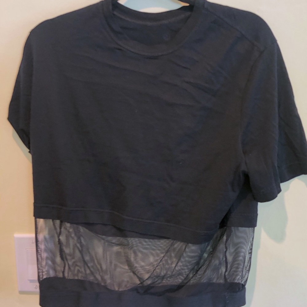 Lululemon Mesh Top Black ⚡️ medium